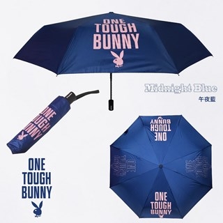 (playboy)[PLAYBOY] RA47005BU Touch Explosion-proof Automatic Tri-folding Umbrella Blue (Umbrella surface outer diameter 116CM)