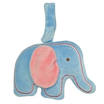 (miyim)American miYim organic cotton hanging doll - tweeted elephant