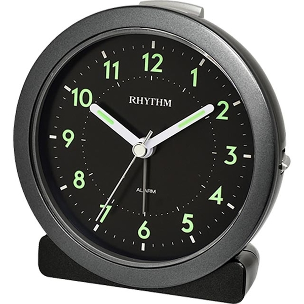 (RHYTHM CLOCKS)Japanese Lisheng ClockModern and stylish black clock