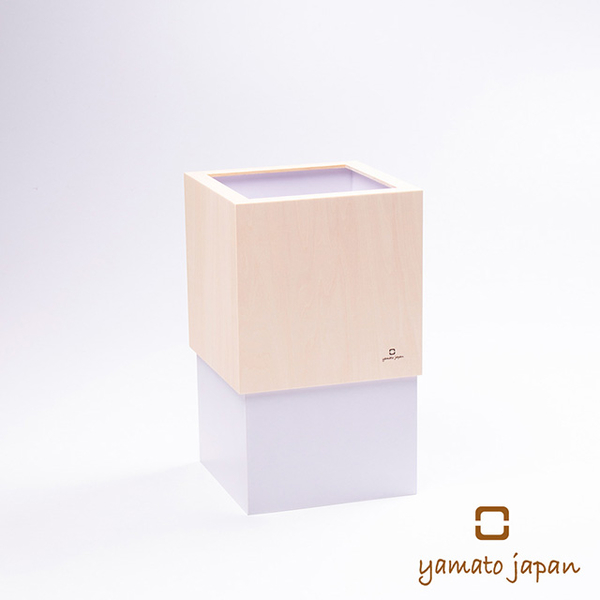 (YAMATO)[YAMATO] Handmade Block Trash Can (Xue Hao White)
