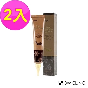 [Korea 3W CLINIC] Snail Eye Cream 40mlx2 included