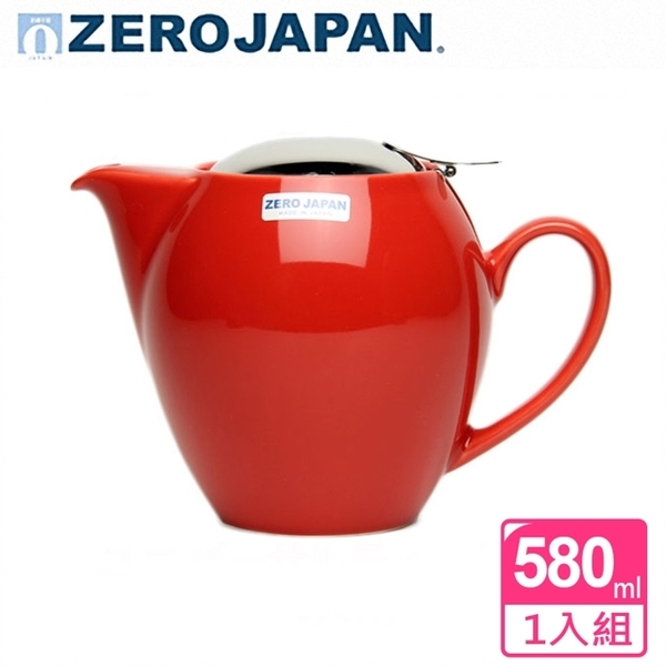 [ZERO JAPAN] Lifestyle ceramics stainless steel cover pot (tomato red) 580cc