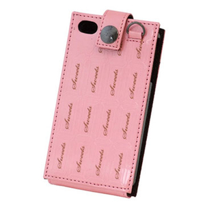 (SINRA)[Japanese] iPhone4 dessert chocolate leather SINRA Storage Case - Pink