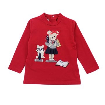 (pappa&ciccia)pappa & ciccia fashion ladies T-shirts (red)