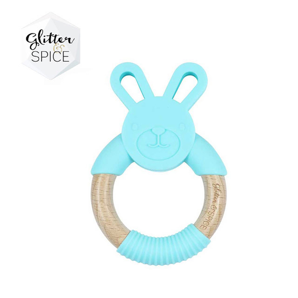 (Glitter&Spice)Canadian Glitter&Spice Ring Silicone Fixer Blue Rabbit
