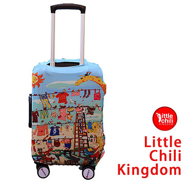 [TAITRA] LittleChili - Luggage Cover - 512 - Happy Animals - M