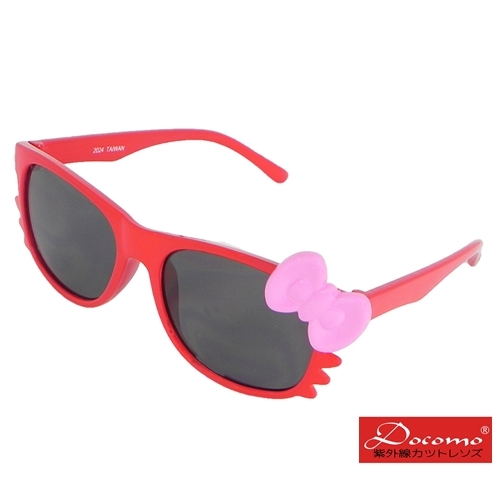(docomo)[Docomo children's new style] anti-UV and anti-ultraviolet sunglasses cute bow shape, comfortable to wear and good match made in MIT Taiwan