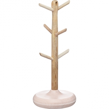 (KitchenCraft)"KitchenCraft" wooden hanging cup holder (6 cups of powder)