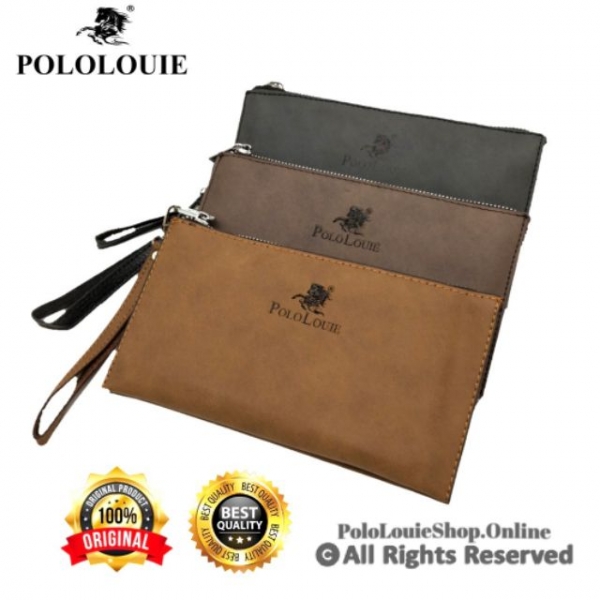 🔥READY STOCK🔥ORIGINAL Polo Louie PU Leather Handcarry Bag Phone Clutch Wallet