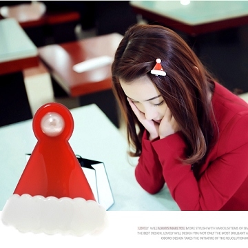 (charme)Charme Korean pop childlike style Christmas series modeling duckbill clip XS04