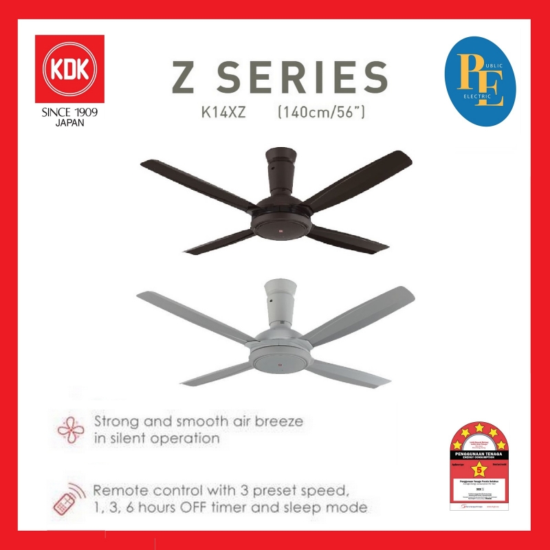 KDK Z Series 56\'+String.fromCharCode(34)+\' Remote Control Ceiling Fan - K14XZ