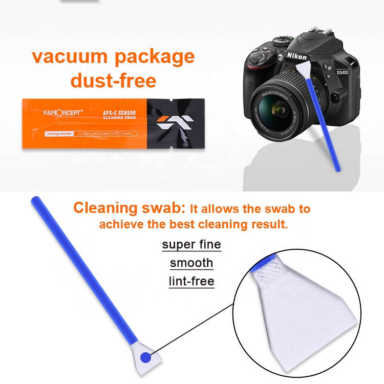K&F Concept 24mm swab sensor cleaning fullframe sensor cleaning swabs