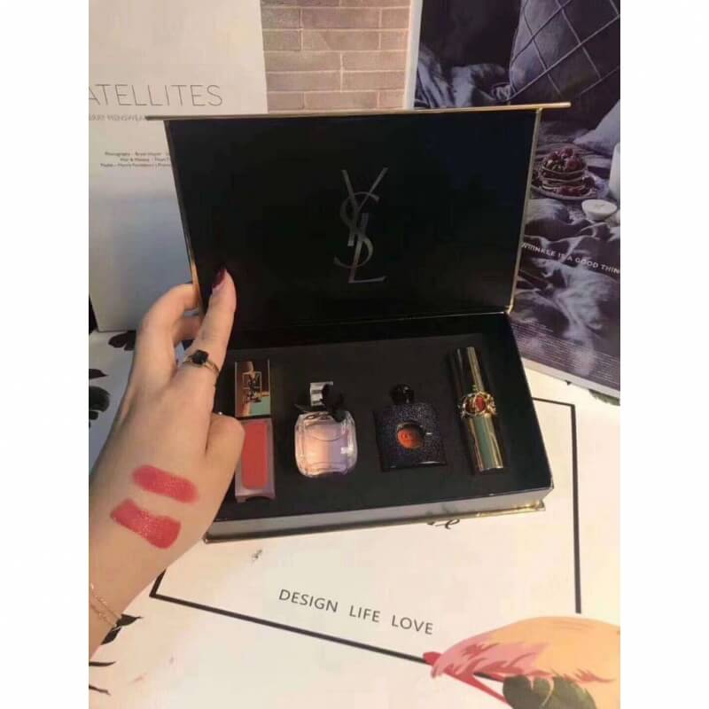 New YSL/Saint Laurent four-piece gift box