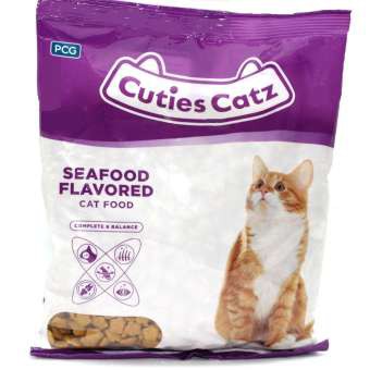 Cuties Catz Seafood Tuna Chicken Shrimp Flavored Cat Food 