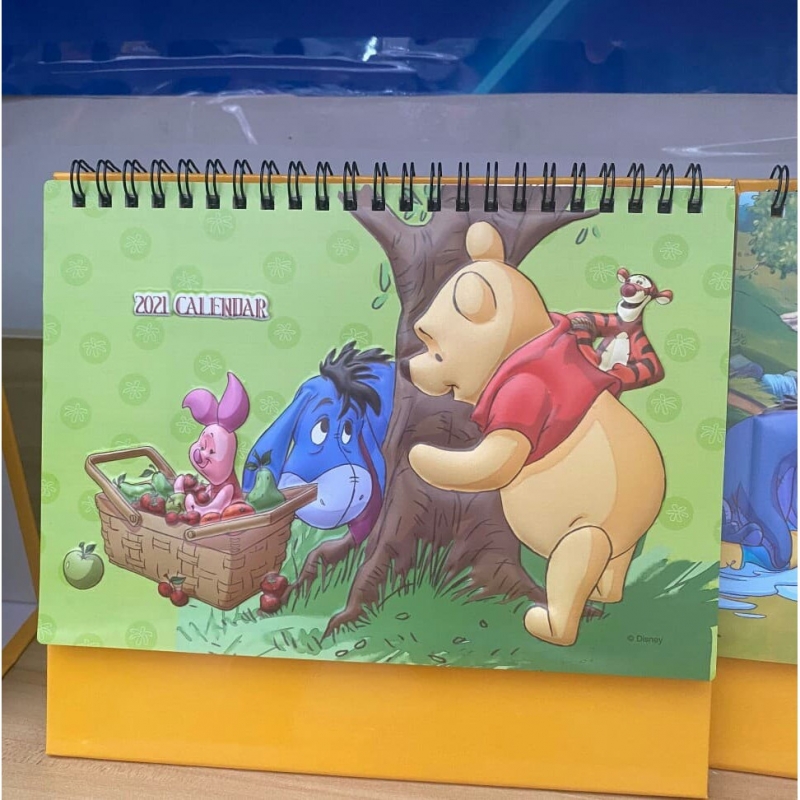 Disney Tsum Tsum Mickey Mouse Minnie Hello Kitty Cute Calender Desk Table Calendar 2021