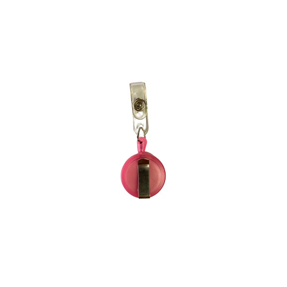 Round Shape Yoyo Pulley For ID Tag Holder (Pink)
