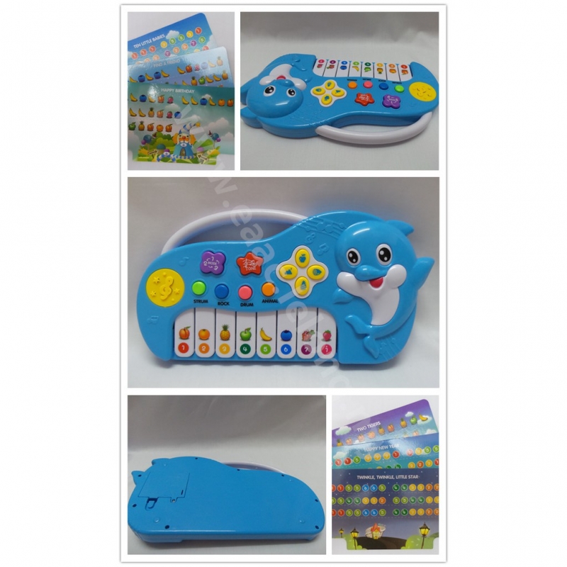 Dolphin Electronic Music Piano Organ - Educational Toy