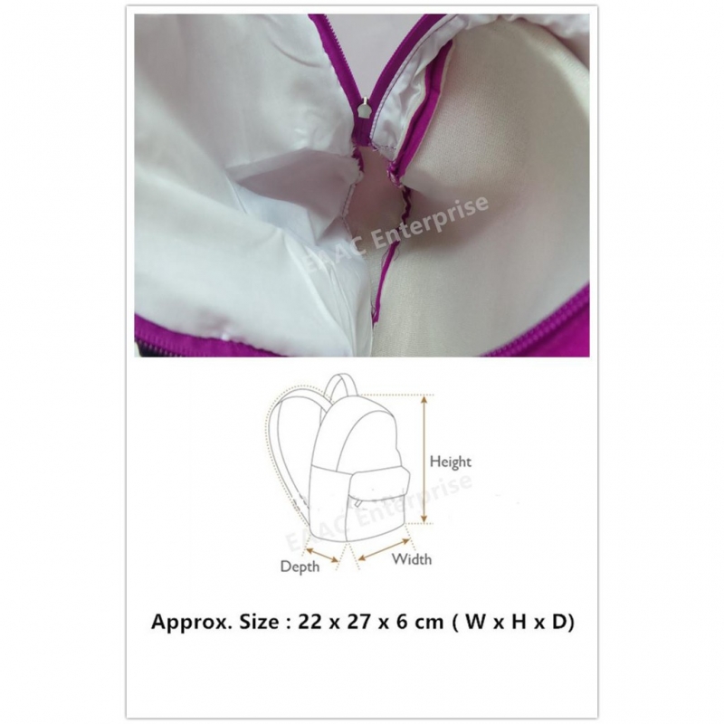 3D Cute Pony Purple Twilight Sparkle Backpack Bag School Tuition Shopping Bag