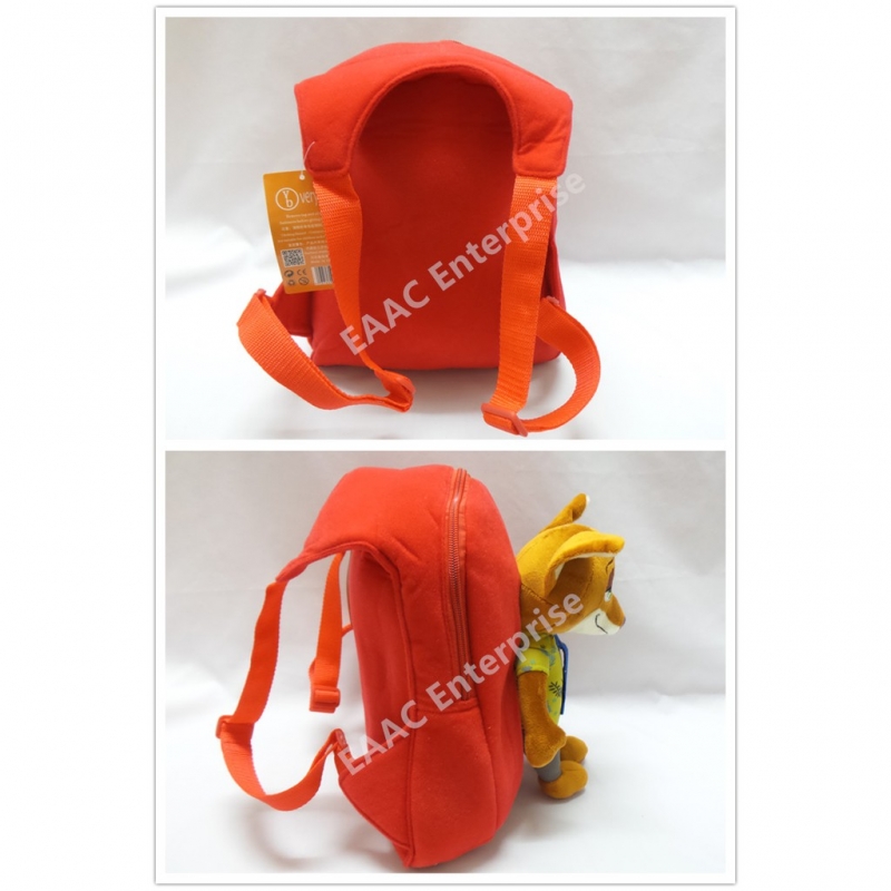 3D Zootopia Nick Wilde Kid Backpack School Shoulder Bag