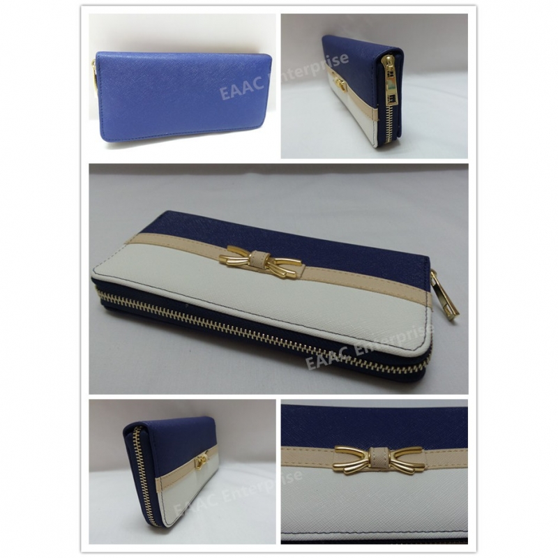 CLEARANCE 28% ! Japan Made Adelina Purse Women Wallet Coin Purse Navy / Purple