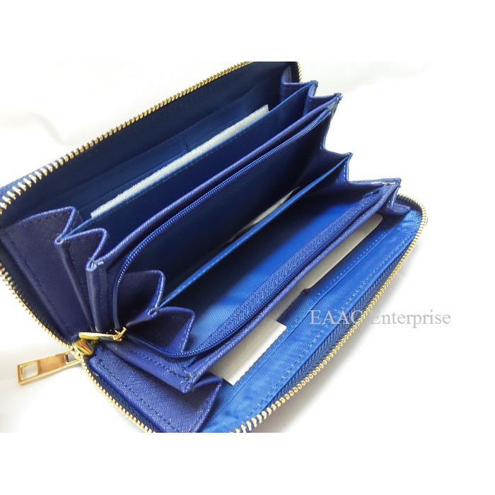 CLEARANCE 28% ! Japan Made Adelina Purse Women Wallet Coin Purse Navy / Purple