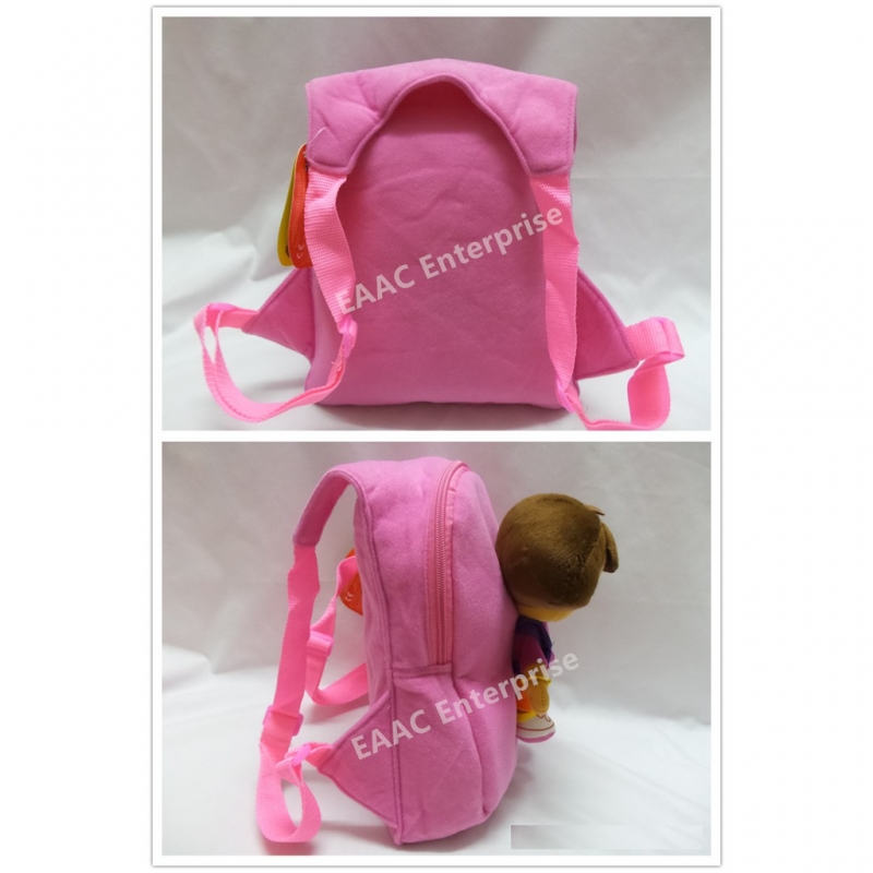 3D Dora Cartoon Kid Backpack School Shoulder Bag
