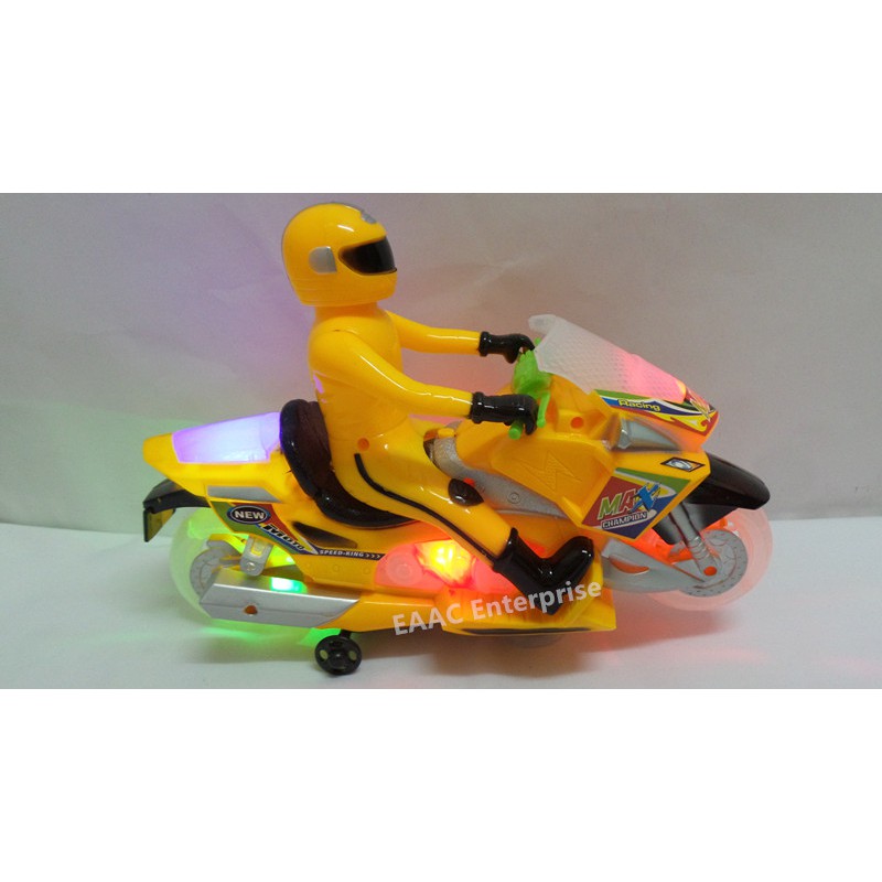 CLEARANCE! Bump & Go Action Super Motorbike with Music and Light
