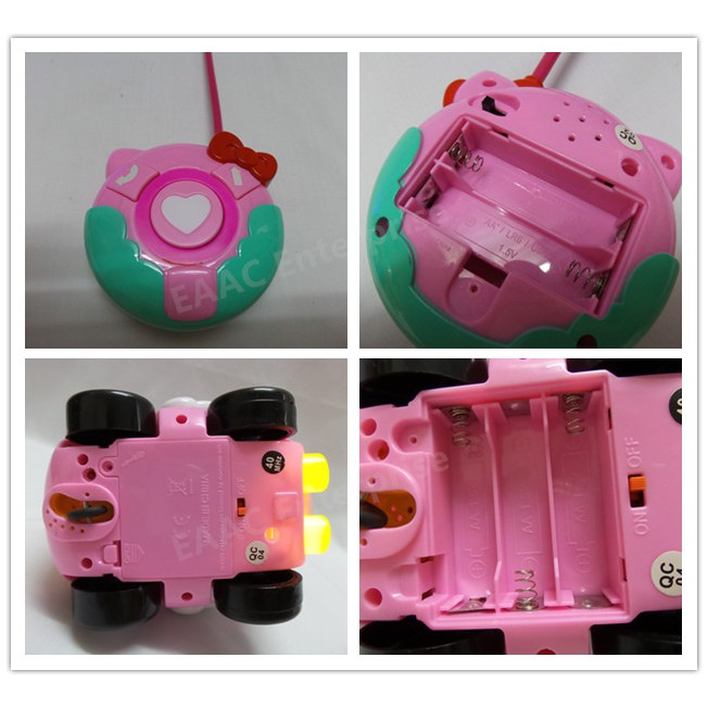 RC Remote Control Hello Kitty Car + Music + Lights Toys
