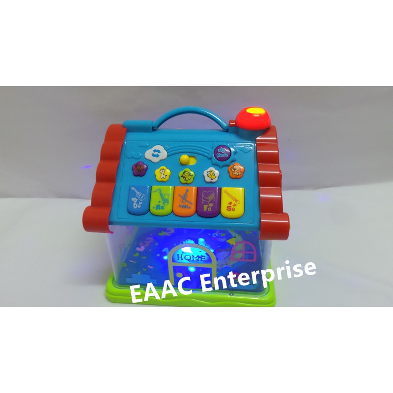 Dreamy Cabin Transparent Magic Light House Keyboard & Projection Light