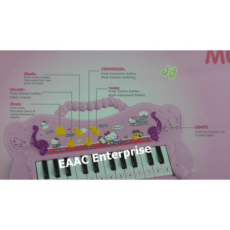 Hello Kitty Electronic Music Piano / Organ - Educational Toy for Kids