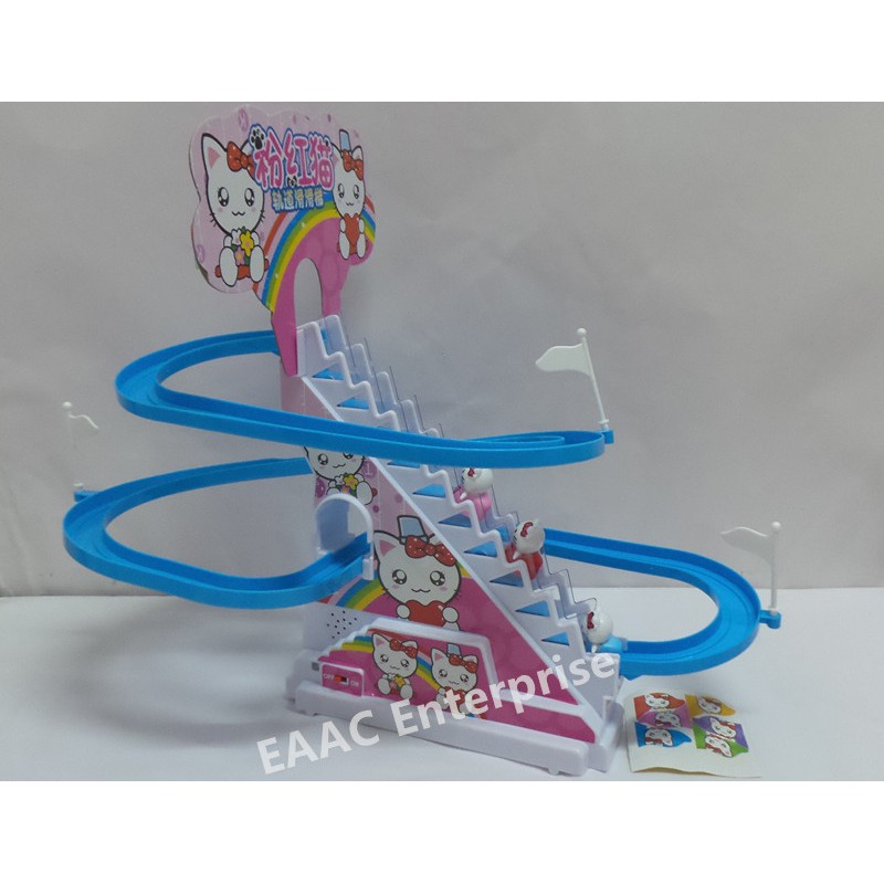 Hello Kitty Pink Cat Electric Music Slide Cool Toys