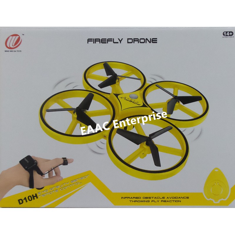 2.4G Firefly Hand Control RC Drone Quadcopter Infrared Throwing Fly