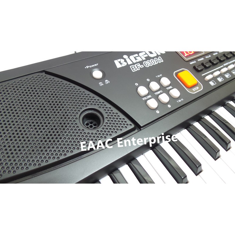 61 Keys Electronic Keyboard Piano Organ With Microphone 2 Power Mode