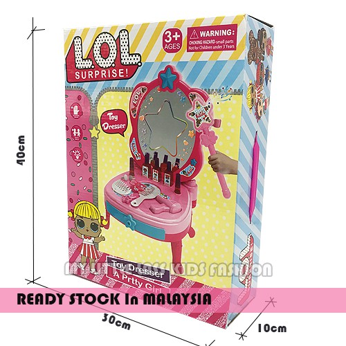 LOL Girl/Frozen Make Up Role Play Toys Vanity Table Flashing LED Light Toy