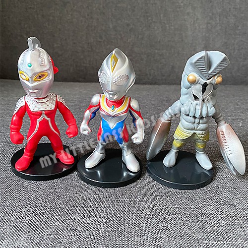 6Pcs Ultraman Ginga Monster PVC Figure Cake Topper Toys for Boys