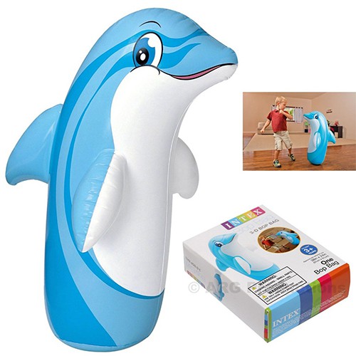 INTEX Inflatable Animal Toy Children 3D Bop Bags Designs Boxing Punch Bag Toys for kids