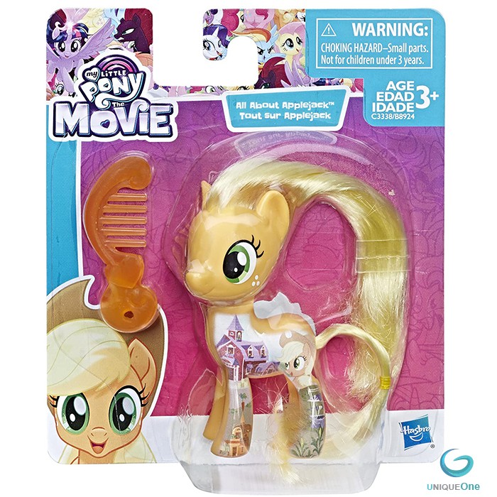 My Little Pony The Movie All about Applejack figure toy collection (C3338/B8924)hasbo