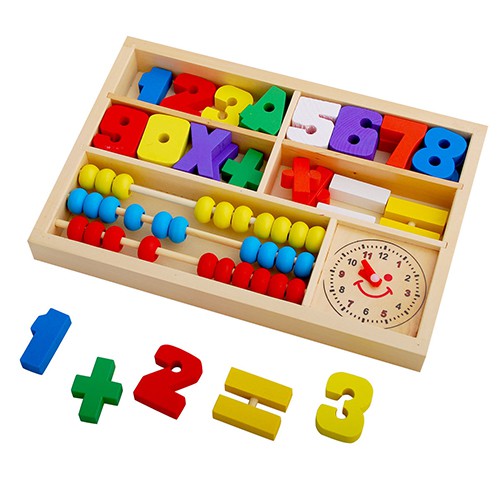 Mathematics Learning Box Wooden Toy