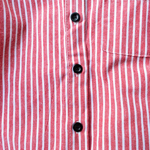 Imported Red Stripes Long Sleeve Shirt -Unisex