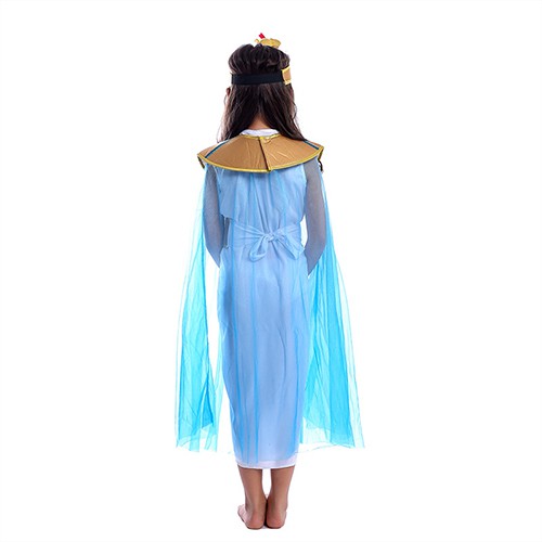 Girls Egyptian Queen Cleopatra Kids Little Royal Historical Cosplay Costume Princess of The Nile
