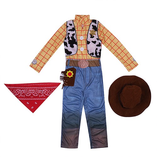 Woody Deluxe Children Costume with Hat 3-10y