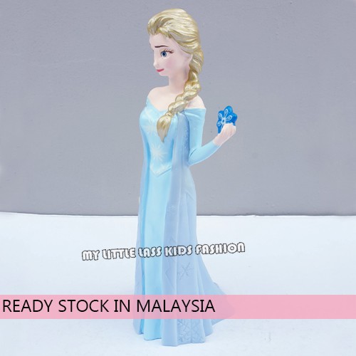 Frozen Elsa and Anna Molded Figure Coin Bank Pvc Figure Toys for Girls
