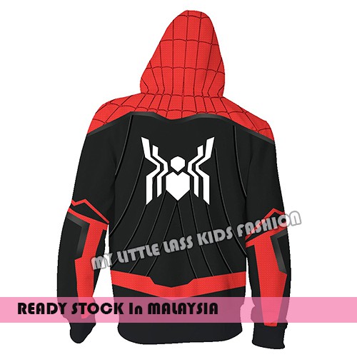 CosplayLife Spider-Man PS4 Iron Spider Pullover Hoodie Sweater Kangaroo Pocket 2-13y