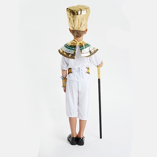 Prince/Princess of The Nile Egyptian Pharaoh Halloween Cosplay Costume Dress up 4-8y