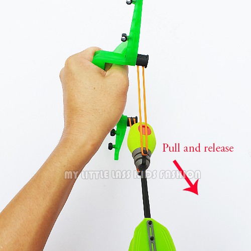 Storm Shooting Bow Elastic Fast Load with Whistle Up To 30M Toy’s for boys