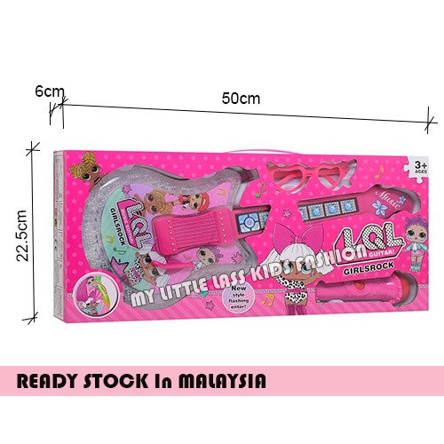 Musical LOL Girl Guitar Education Toy