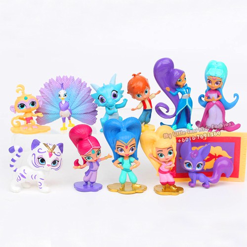 11Pcs My Shimmer Sister PVC Figure Cake Topper Collection