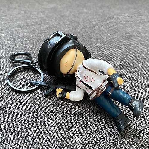 PUBG Cute Series Figure Keychain Collection Toys for Boys