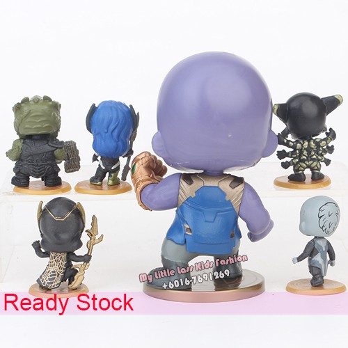 6Pcs Thanos Monster PVC Collection Cake Topper