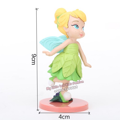 New 9 Princess Moana Alice Twinkle Bell Frozen Aladdin PVC Figure Cake Topper